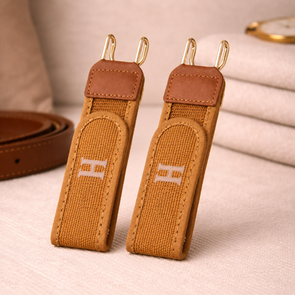No-buckle belt worn with everyday pants