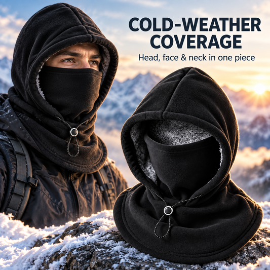 All-in-One Fleece Winter Hood
