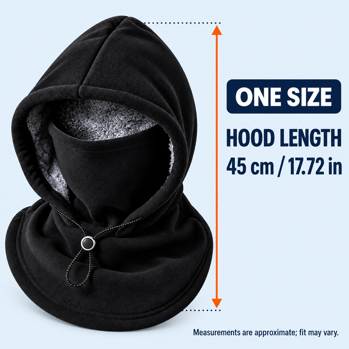 All-in-One Fleece Winter Hood