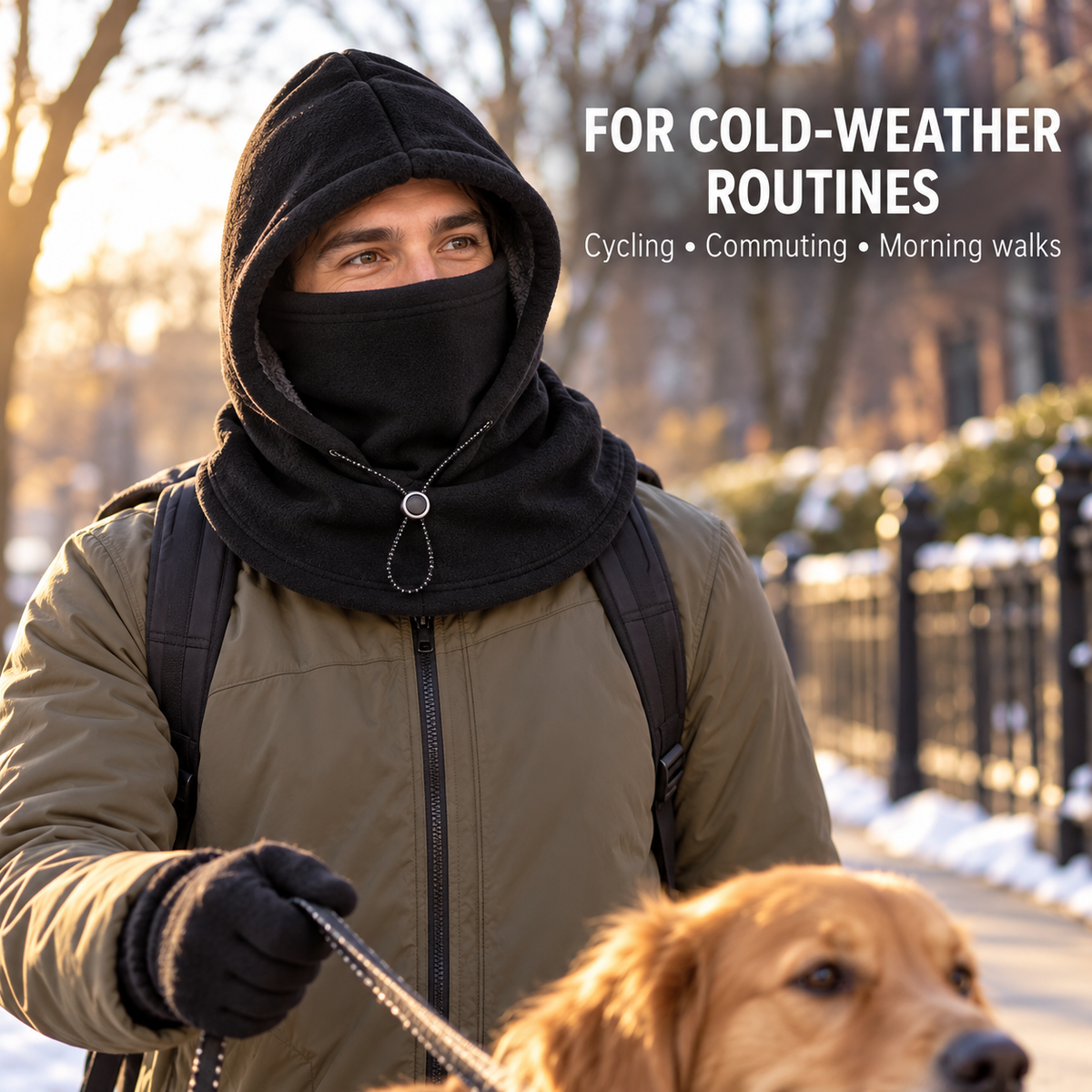 All-in-One Fleece Winter Hood
