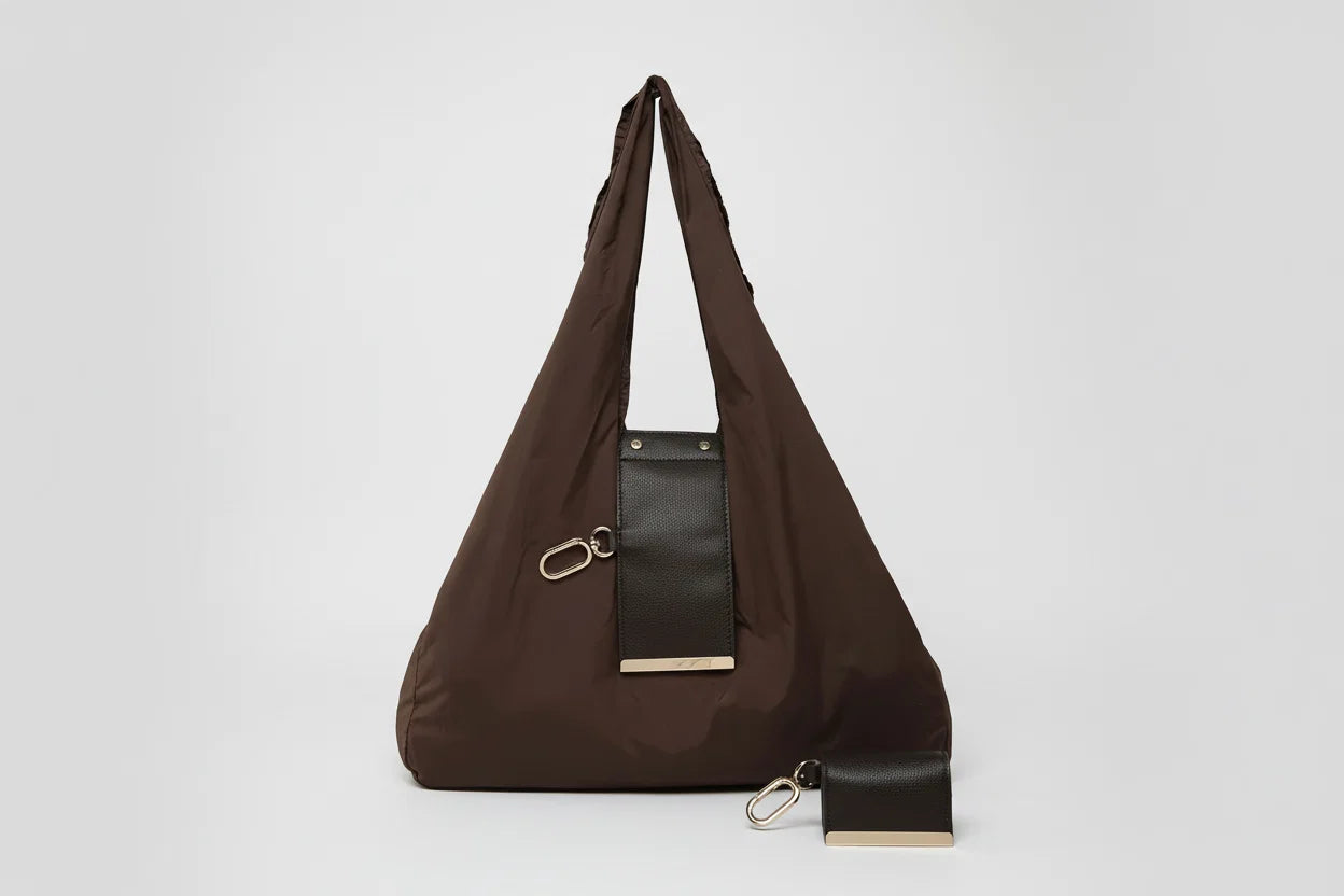 Compact Foldable Tote| Clip-On Travel Bag