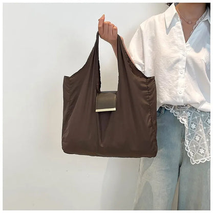 Compact Foldable Tote| Clip-On Travel Bag
