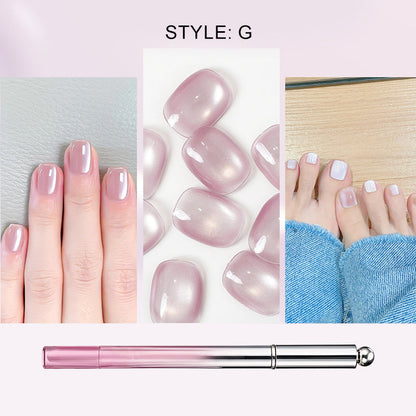 🥳2026 HOT SALE 50% OFF!💝💫All-in-One Cat Eye Nail Gel Pen – Get a hypnotic cat-eye effect in one stroke! Magnetic gel. lasting shine. salon magic at home.