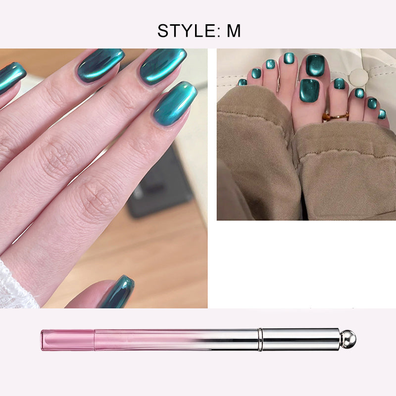 🥳2026 HOT SALE 50% OFF!💝💫All-in-One Cat Eye Nail Gel Pen – Get a hypnotic cat-eye effect in one stroke! Magnetic gel. lasting shine. salon magic at home.