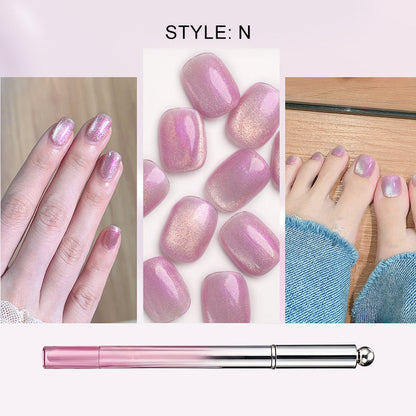 🥳2026 HOT SALE 50% OFF!💝💫All-in-One Cat Eye Nail Gel Pen – Get a hypnotic cat-eye effect in one stroke! Magnetic gel. lasting shine. salon magic at home.