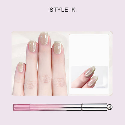 🥳2026 HOT SALE 50% OFF!💝💫All-in-One Cat Eye Nail Gel Pen – Get a hypnotic cat-eye effect in one stroke! Magnetic gel. lasting shine. salon magic at home.