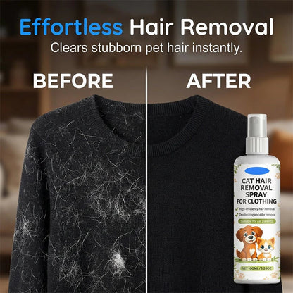Pet Hair Removal Spray – 50% OFF Fur Loosening Spray for Clothes, Sofas & Fabrics