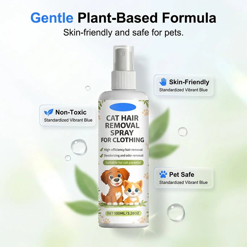 Pet Hair Removal Spray – 50% OFF Fur Loosening Spray for Clothes, Sofas & Fabrics