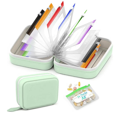 ✨ Limited Time 50% OFF – The Ultimate Waterproof Pill Organizer for Travel, Vitamins & Daily Meds