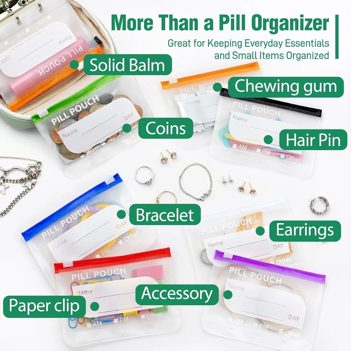 ✨ Limited Time 50% OFF – The Ultimate Waterproof Pill Organizer for Travel, Vitamins & Daily Meds