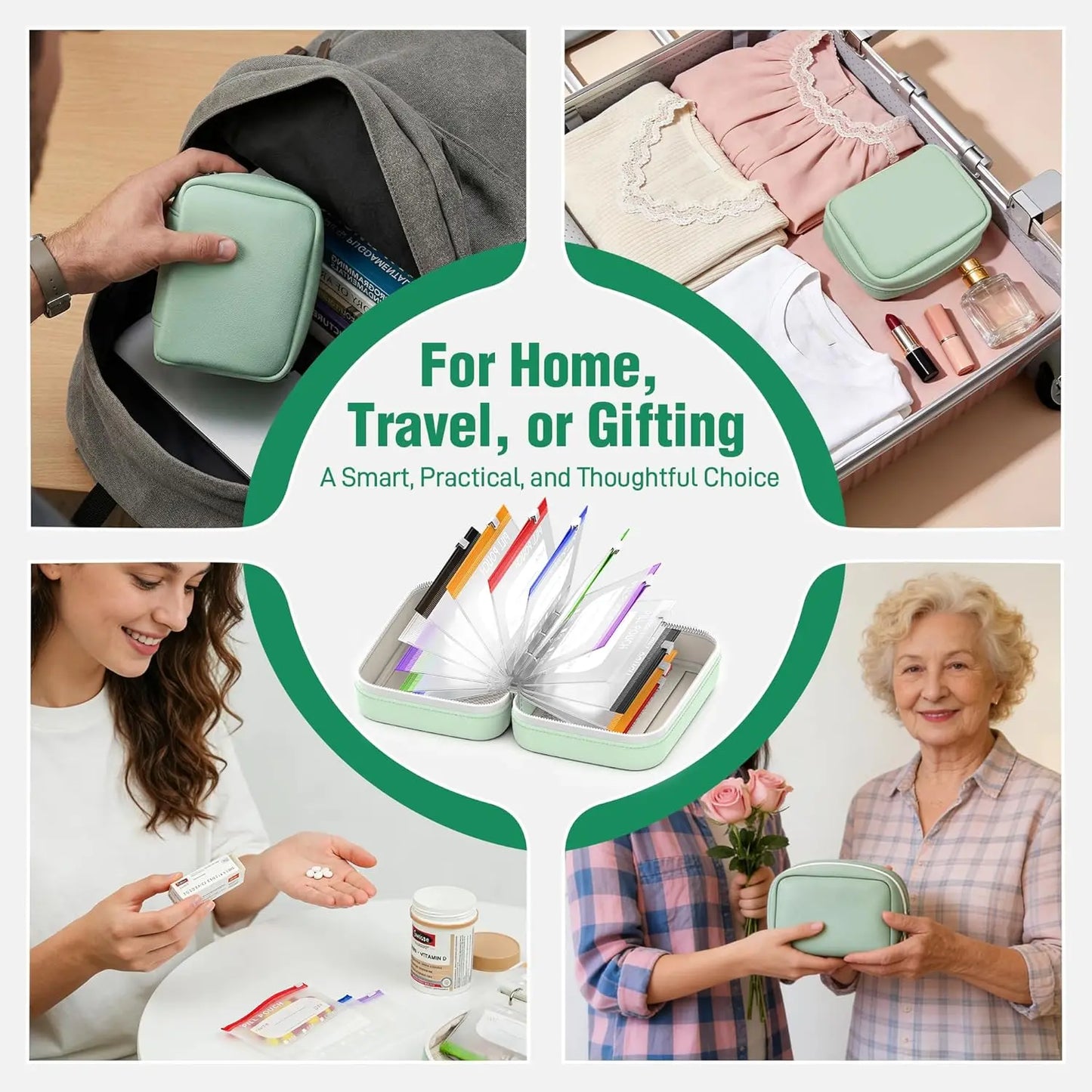 ✨ Limited Time 50% OFF – The Ultimate Waterproof Pill Organizer for Travel, Vitamins & Daily Meds