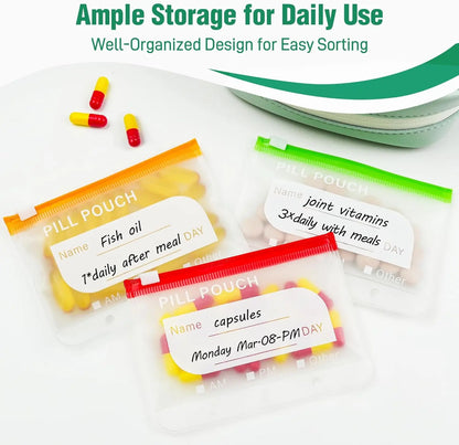 ✨ Limited Time 50% OFF – The Ultimate Waterproof Pill Organizer for Travel, Vitamins & Daily Meds