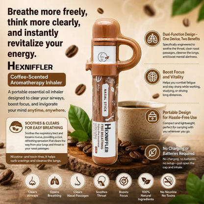 Nasal Inhaler - 50g Refreshing Breath Refresher, Stress Relief Sensory Awakener for Adults' Nasal & Oral Care, Awakens Your Senses, Enhance Sensory Experience, Invigorating