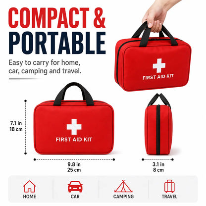 First Aid Kit – High-quality. waterproof. and portable trauma first aid kit. suitable for various emergency situations.
