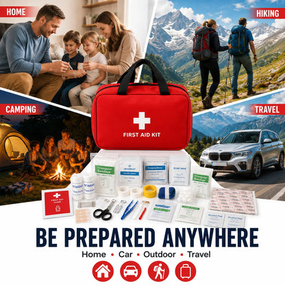 First Aid Kit – High-quality. waterproof. and portable trauma first aid kit. suitable for various emergency situations.