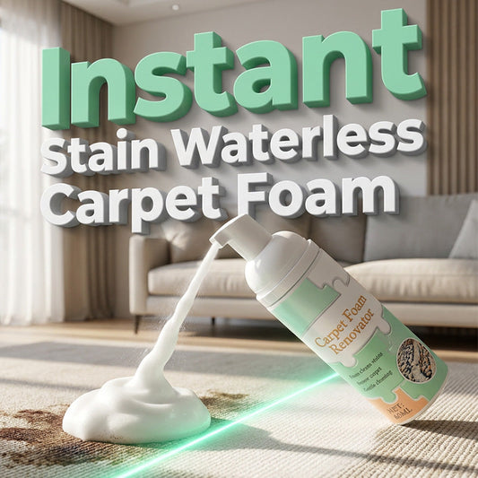 Waterless Carpet Cleaning Foam