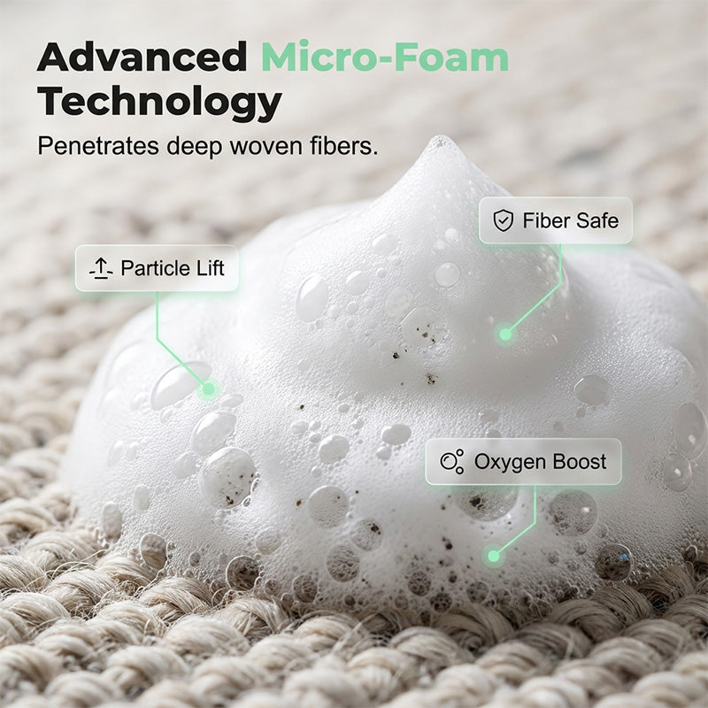 Waterless Carpet Cleaning Foam