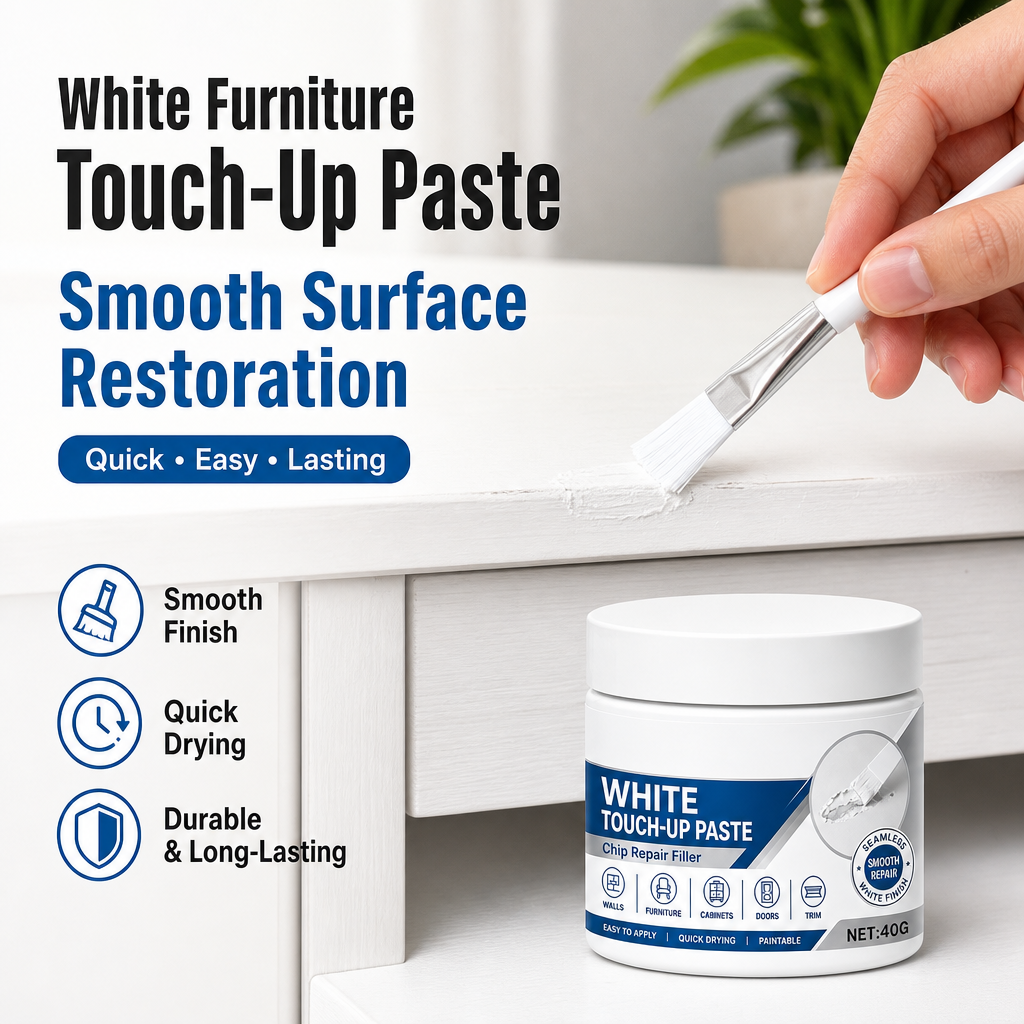 🔥50K+ SOLD🔥White Furniture Touch-Up Paste with Brush