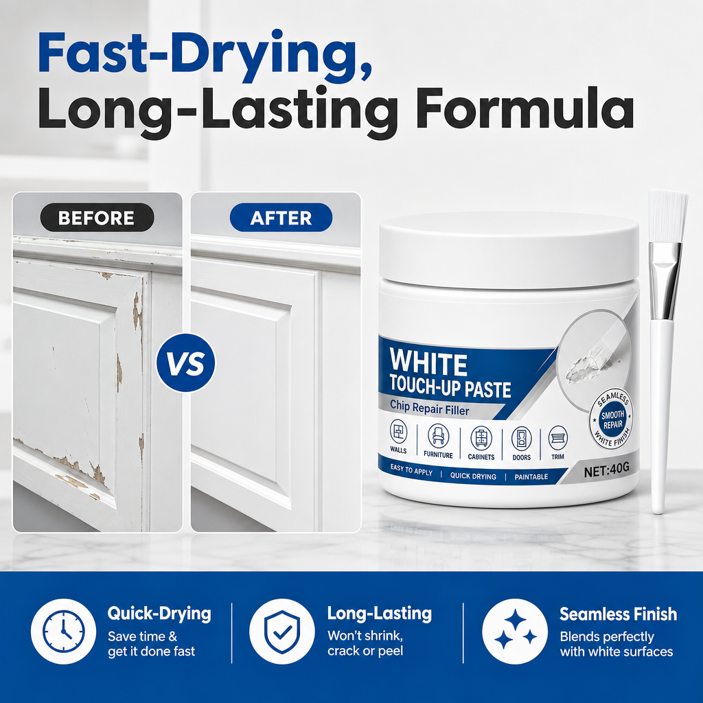 🔥50K+ SOLD🔥White Furniture Touch-Up Paste with Brush