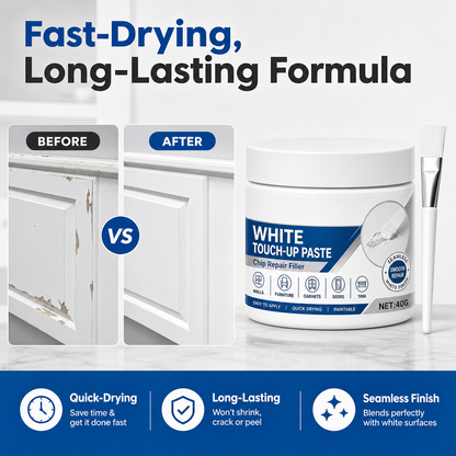 🔥50K+ SOLD🔥White Furniture Touch-Up Paste with Brush