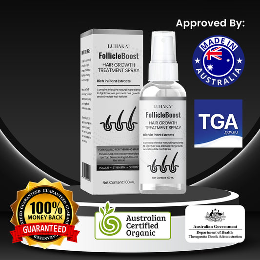 Luhaka™ FollicleBoost Hair Growth Treatment Spray （Made in AU)