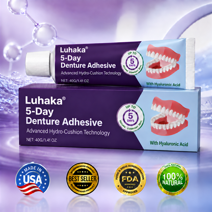 🔥100K+ SOLD🔥Luhaka® 5-Day Denture Adhesive🦷💙