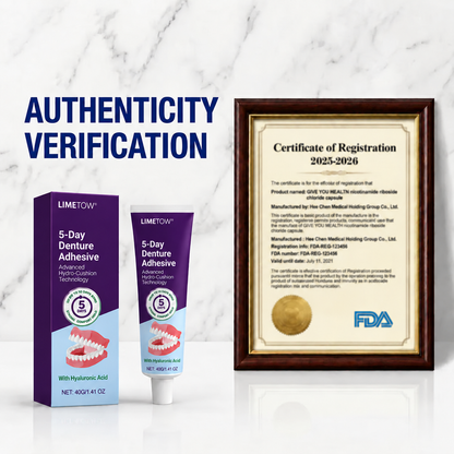 🔥100K+ SOLD🔥Luhaka® 5-Day Denture Adhesive🦷💙