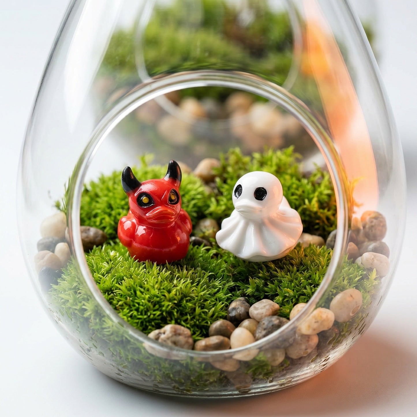 💥Mini Demon Ghost Skull Resin Duck Desktop Decoration