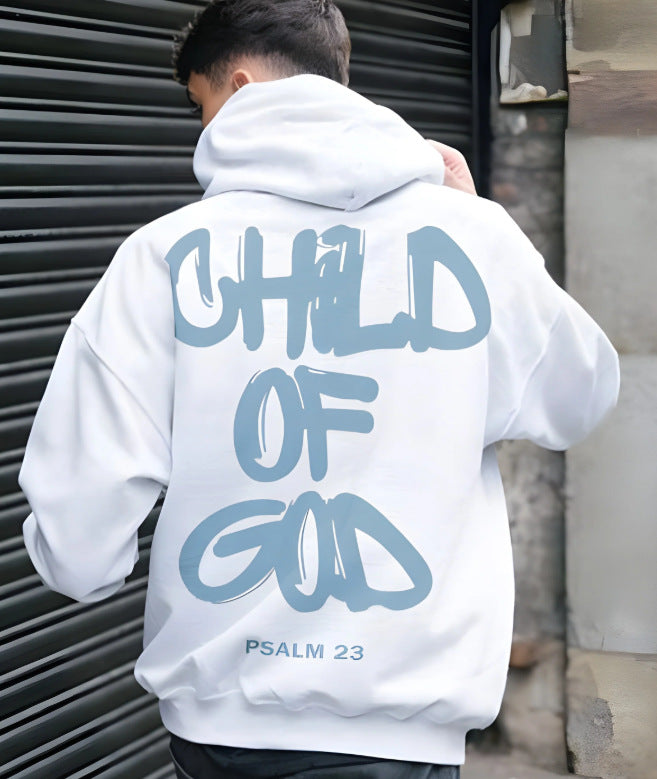Nawaru® Child of God" Hoodie - Psalm 23 gift and display scene