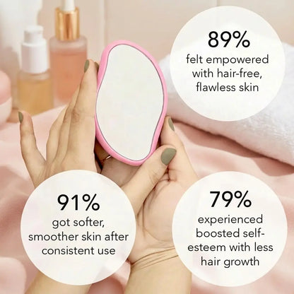 ✨50% OFF NOW! Palm‑Fit Hair Eraser for Quick At‑Home Grooming. Painless Crystal Hair Remover. Eco‑Friendly Reusable Physical Hair Removal Tool for Legs. Arms & Body