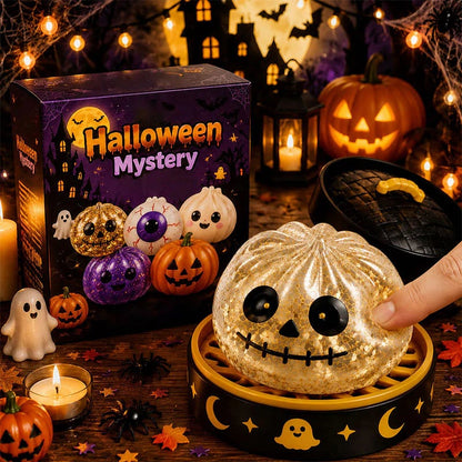 🎃 Halloween Dumpling Squishy Toy – Cute Squeeze Toy for Stress Relief & Spooky Fun