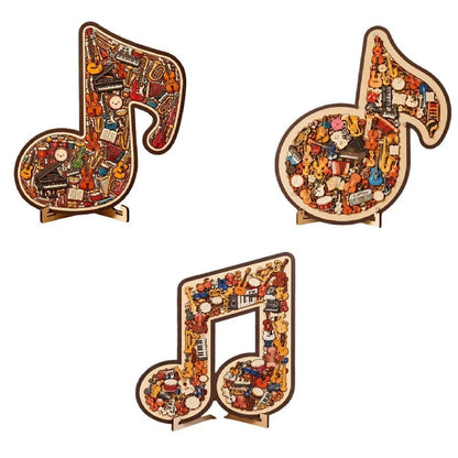 ⌛Limited-time offer🎶Wooden Musical Note Jigsaw Puzzle🧩