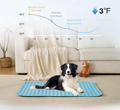 4X Cooling Dog Mat for Hot Summer Days – Keep Your Pet Cool, Calm & Comfortable