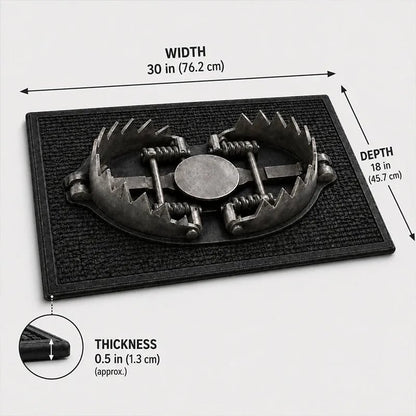 💥 HOT SALE 49% OFF - 😂 Gotcha! 3D Bear Trap Illusion Doormat – Funny Prank Entry Mat