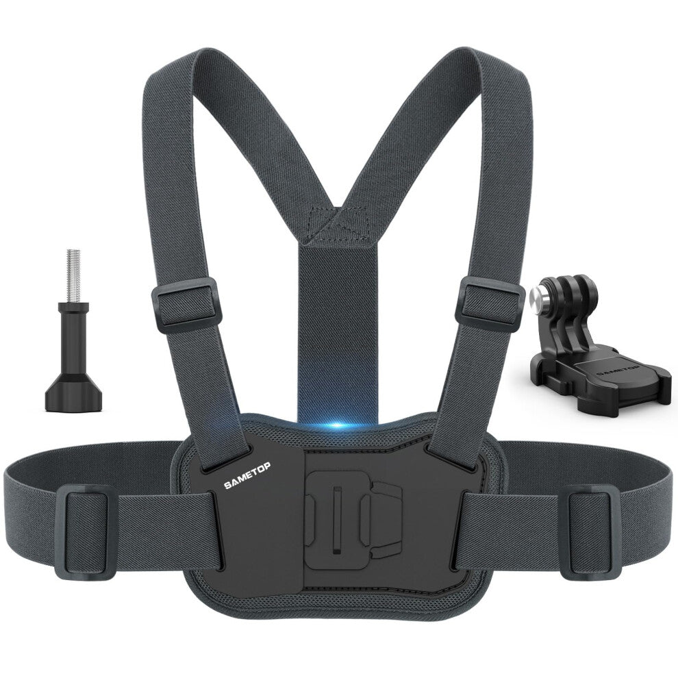 Action camera chest mount harness product detail image