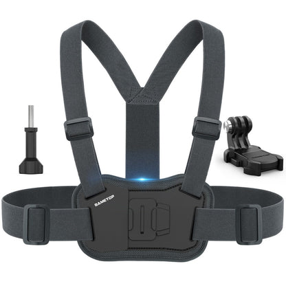 Action camera chest mount harness product detail image