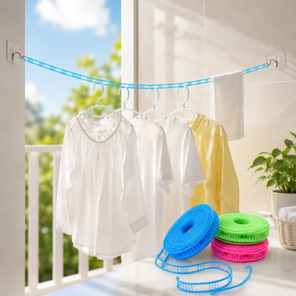 🔥 Buy 1 Get 1 Free – Portable Windproof Clothesline for Travel, Camping & Small Spaces