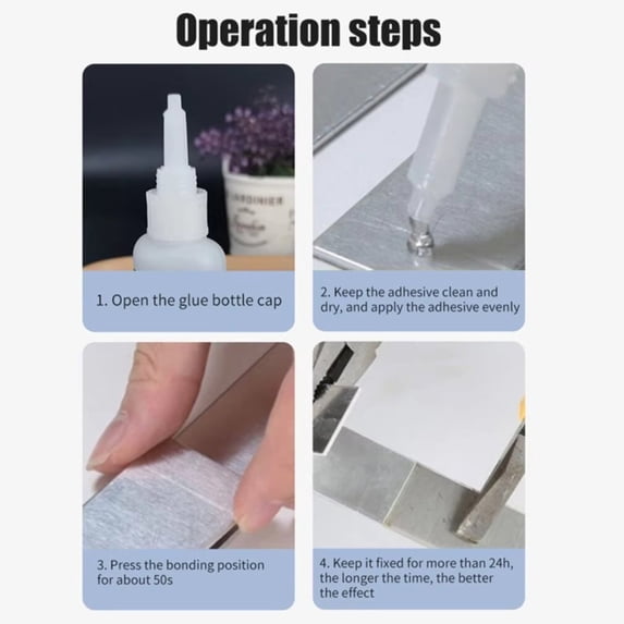 AO DE GU magic glue operation steps