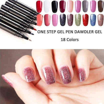 ✨ The Viral One Step Nail Gel Pen Deal – BOGO + Free Mini UV Nail Lamp 💡