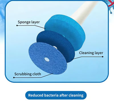 🔥LAST DAY SALE ＄16.99!!⚡50K+ SOLD!🚽💦Hands-Free Cleaning Gadget🧽Disposable toilet cleaning tool💦