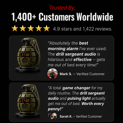 Veteran’s Reveille™ Tactical Alarm Clock