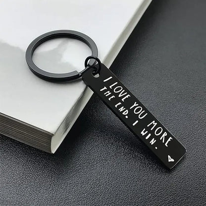 🔑 Buy 2 Get 1 FREE – Upgrade Your Keys with a Stylish Slogan Bar Keychain