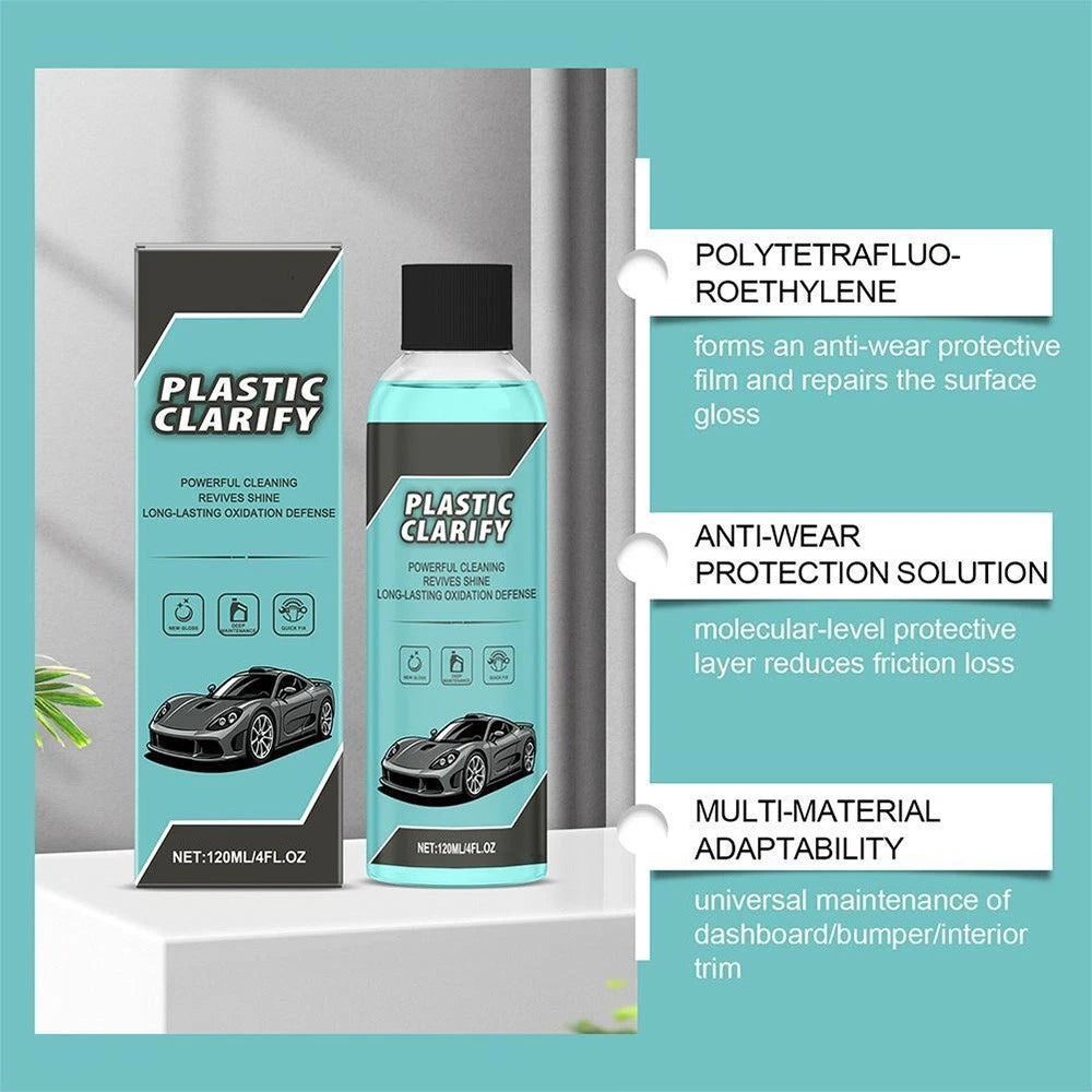 Car plastic restorer application steps