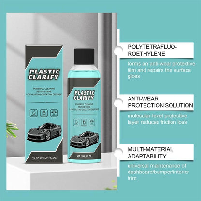 Car plastic restorer application steps