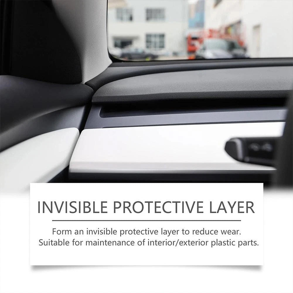 Car plastic restorer product package display