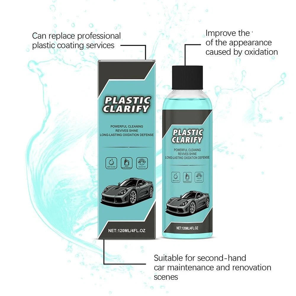 Car plastic maintenance and renovation scenes