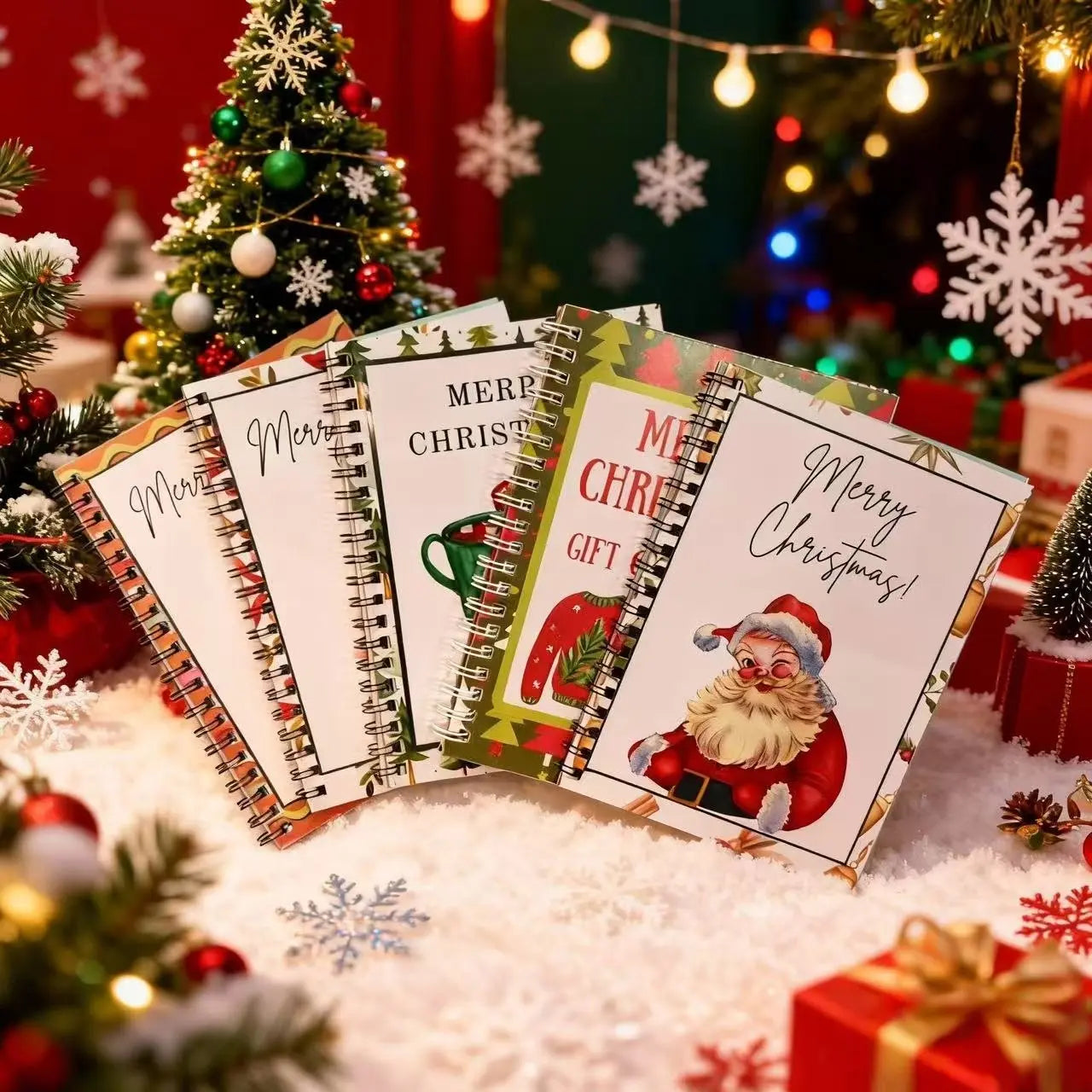 Christmas gift card album book five cover styles