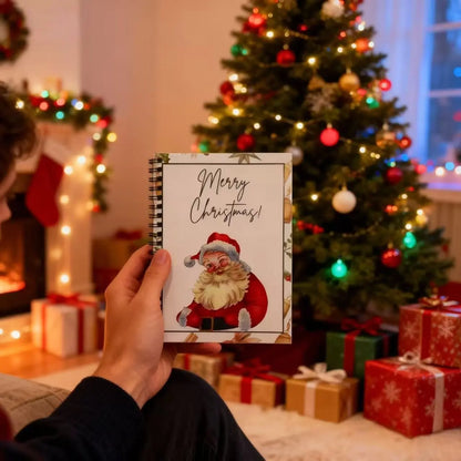Christmas gift card album book holiday lifestyle scene
