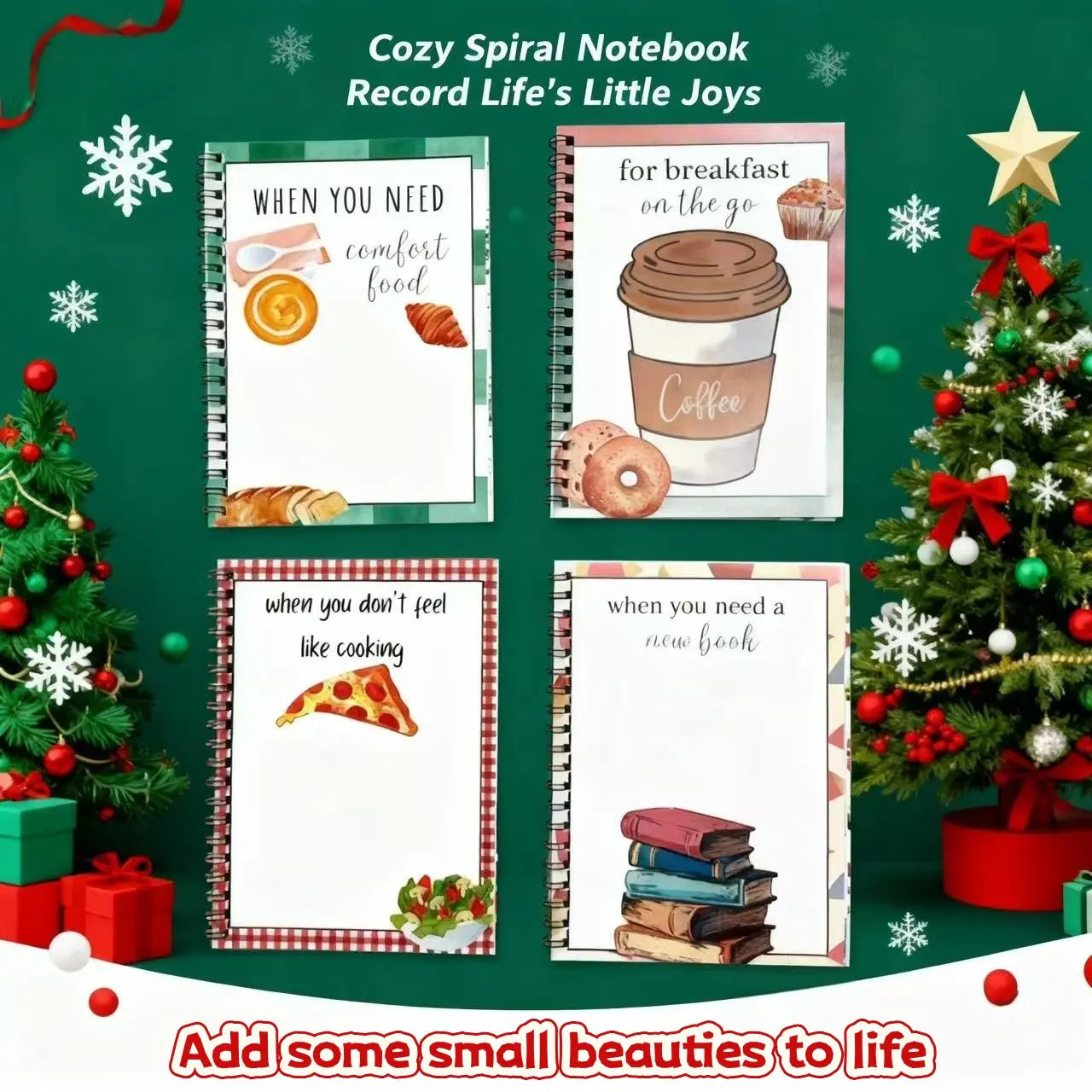 Christmas gift card album book memory pages