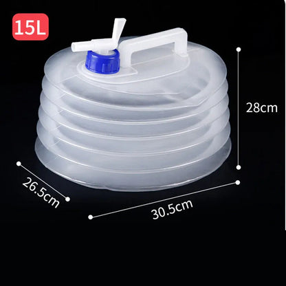 15 liter collapsible water container dimensions
